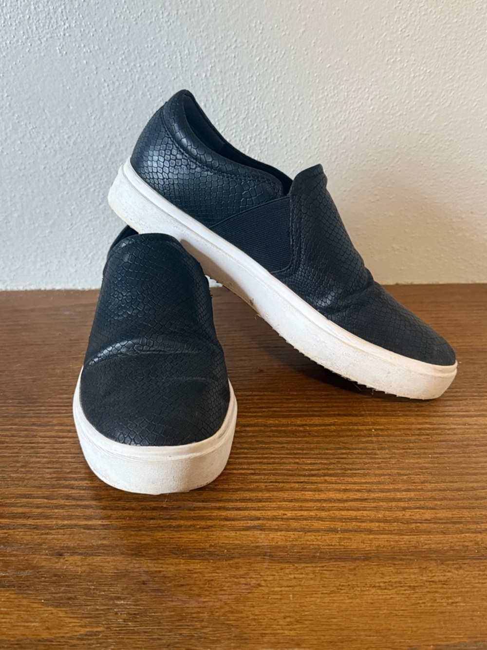 Dr Schols Be Free Madison Black Snakeskin Sneaker